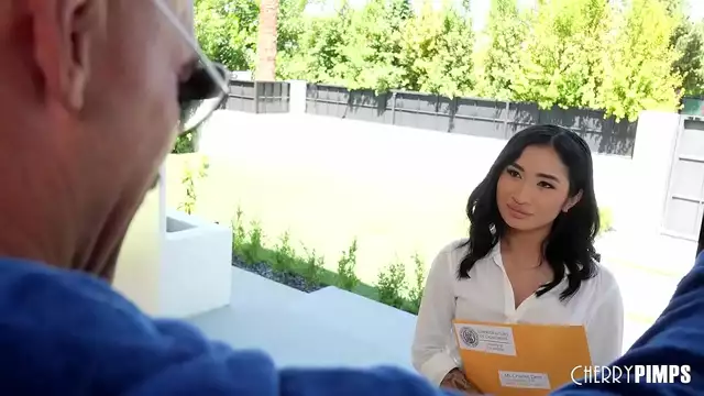 Japanese Petite Avery Black Tossed Around and Fucked by Charles Dera